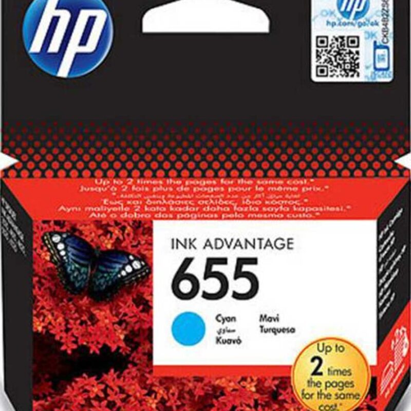 Μελάνι HP 655 Cyan Ink Cartridge