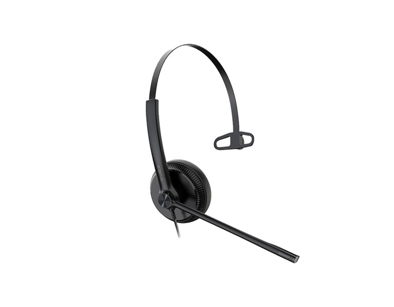 Yealink YHS34 Mono Wired Headset with QD to RJ Port