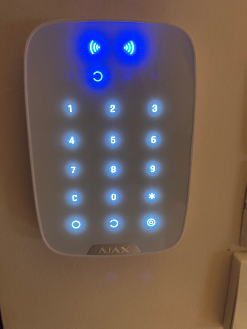 AJAX SYSTEMS - KEYPAD WHITE 2